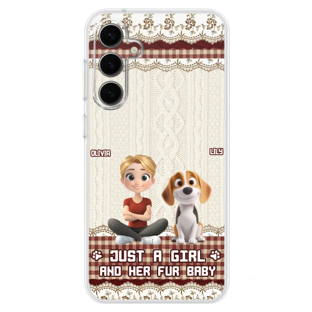 Just A Girl And Her Babies - Personalized Custom Phone Case - Image 37