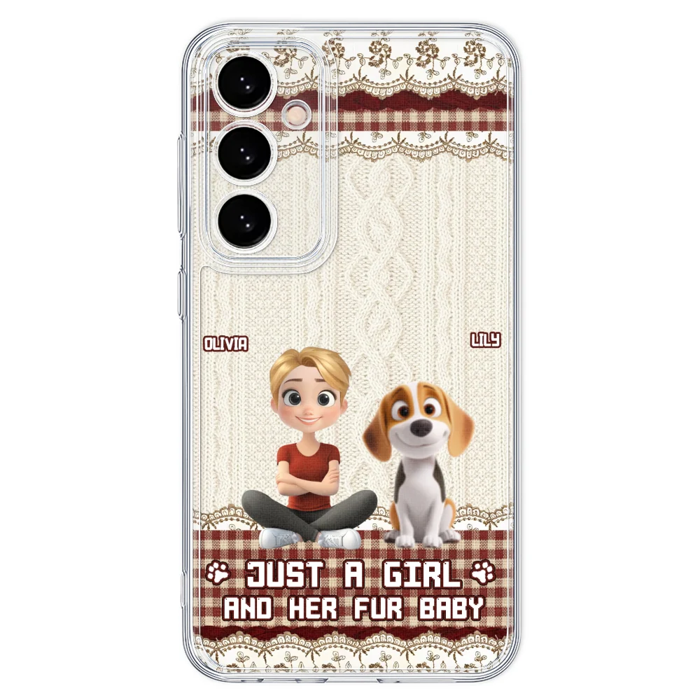 Just A Girl And Her Babies - Personalized Custom Phone Case - Image 38