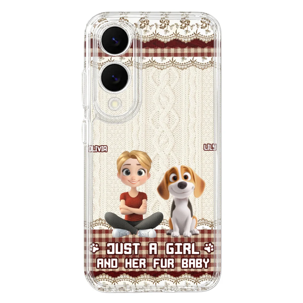 Just A Girl And Her Babies - Personalized Custom Phone Case - Image 41