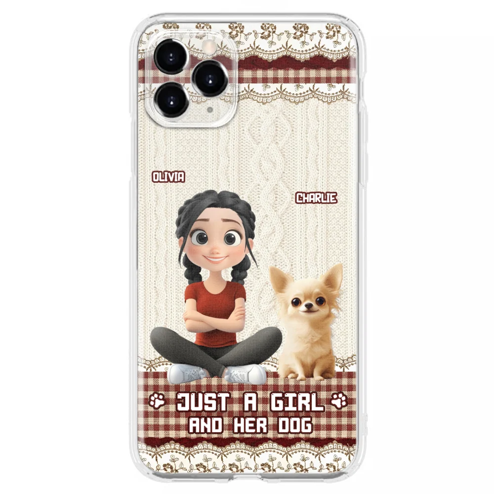 Just A Girl - Personalized Custom Phone Case - Image 10