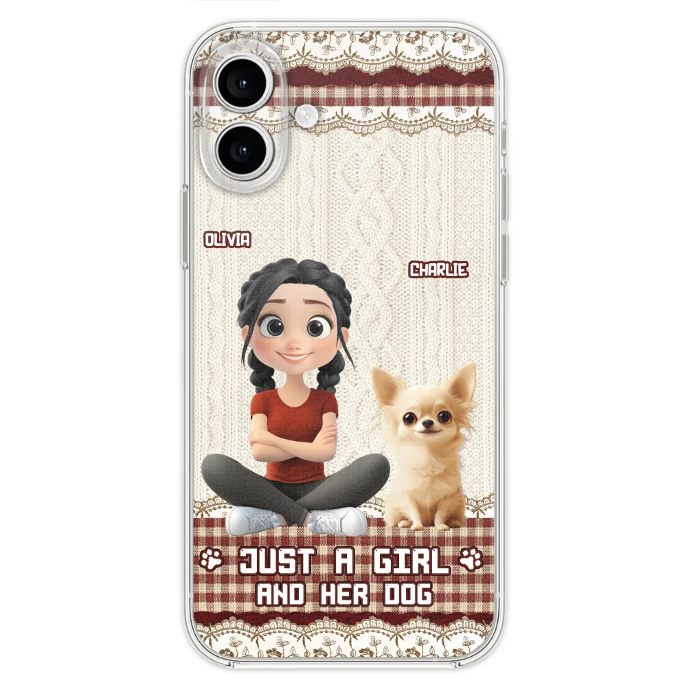 Just A Girl - Personalized Custom Phone Case - Image 28