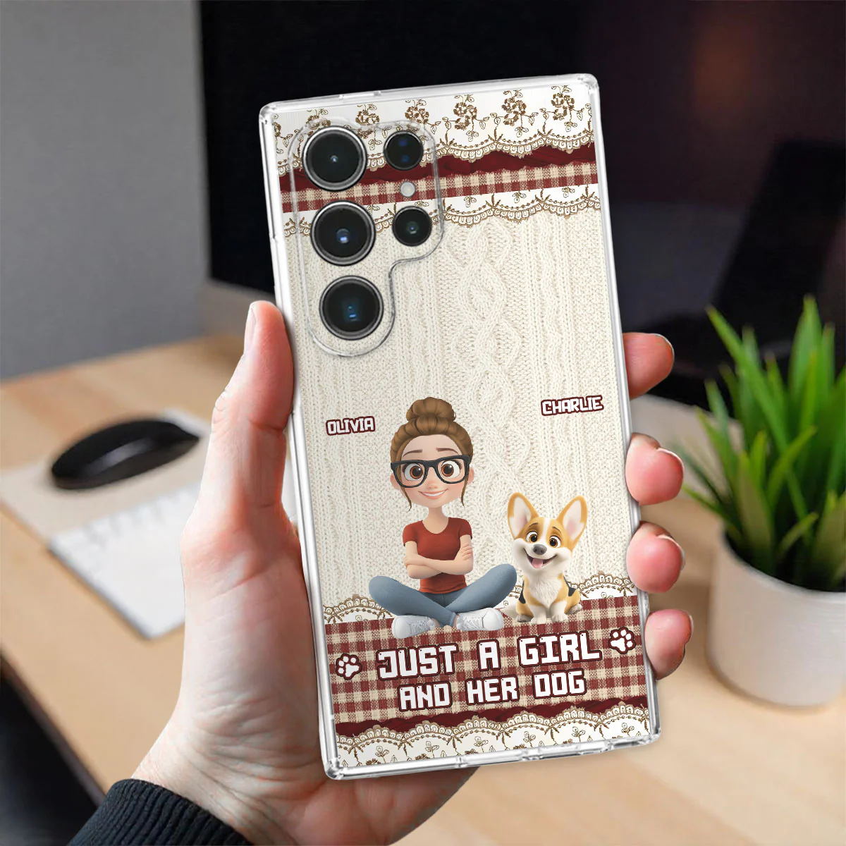 Just A Girl - Personalized Custom Phone Case - Image 5