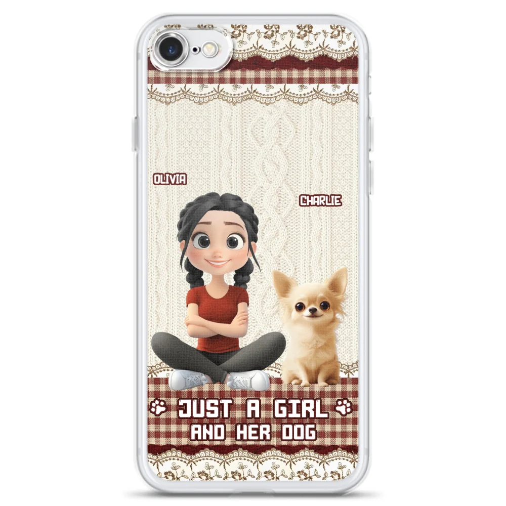 Just A Girl - Personalized Custom Phone Case - Image 6