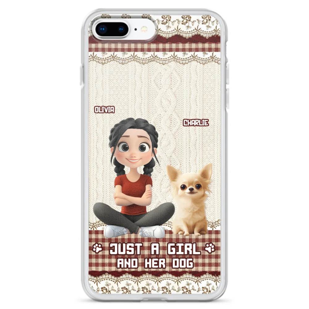 Just A Girl - Personalized Custom Phone Case - Image 7