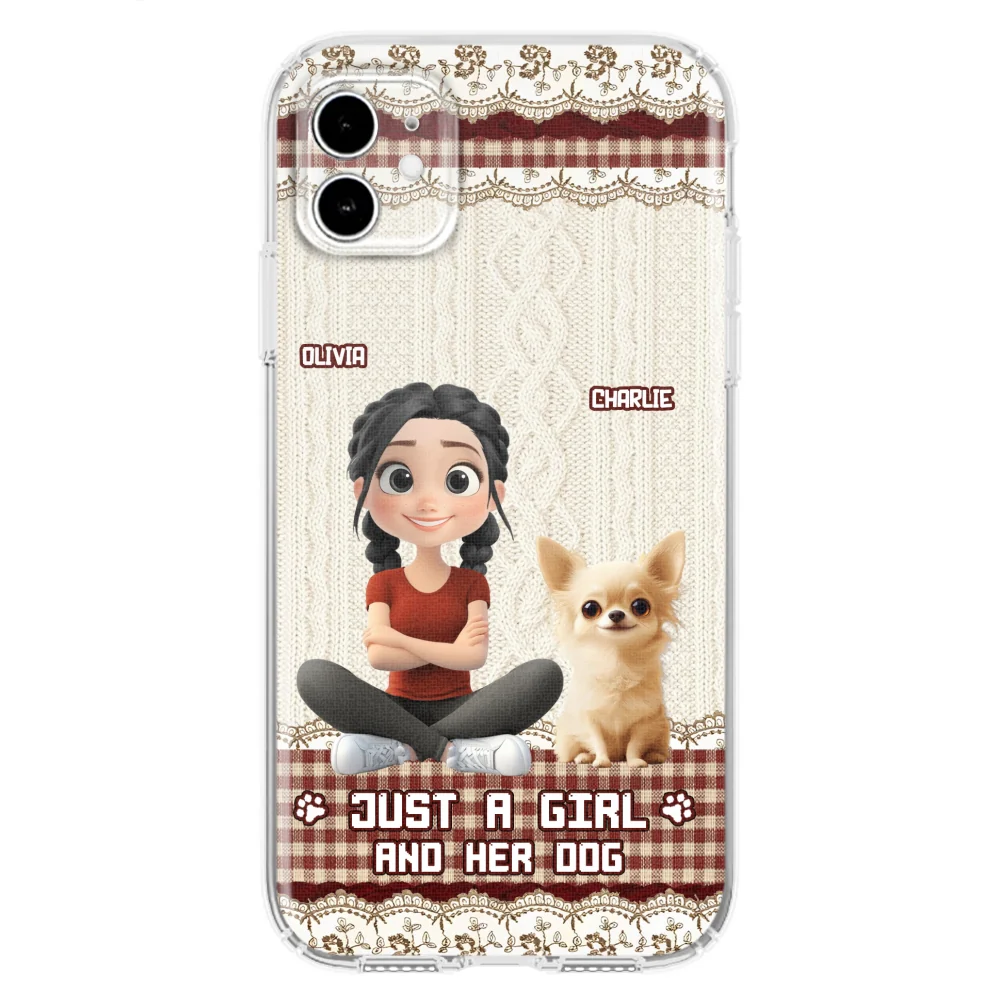 Just A Girl - Personalized Custom Phone Case - Image 8