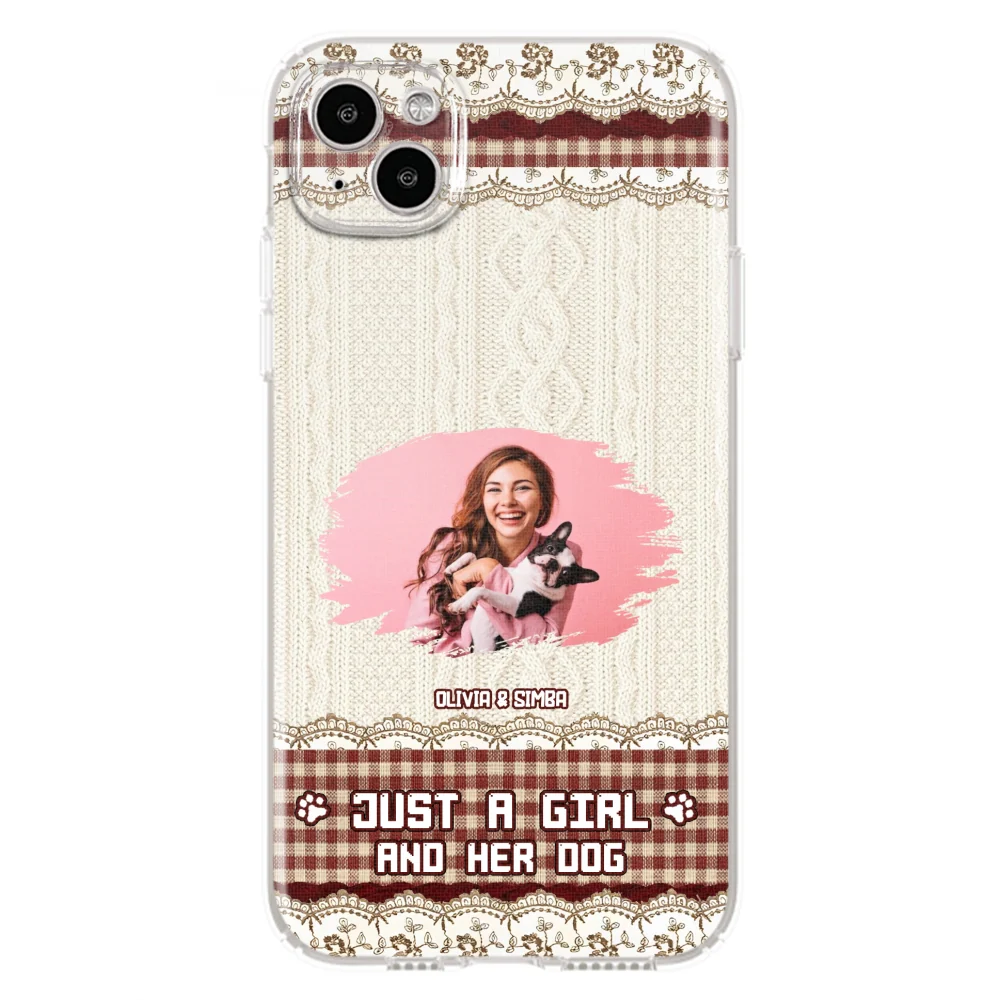 Just A Girl Photo - Personalized Custom Phone Case - Image 10