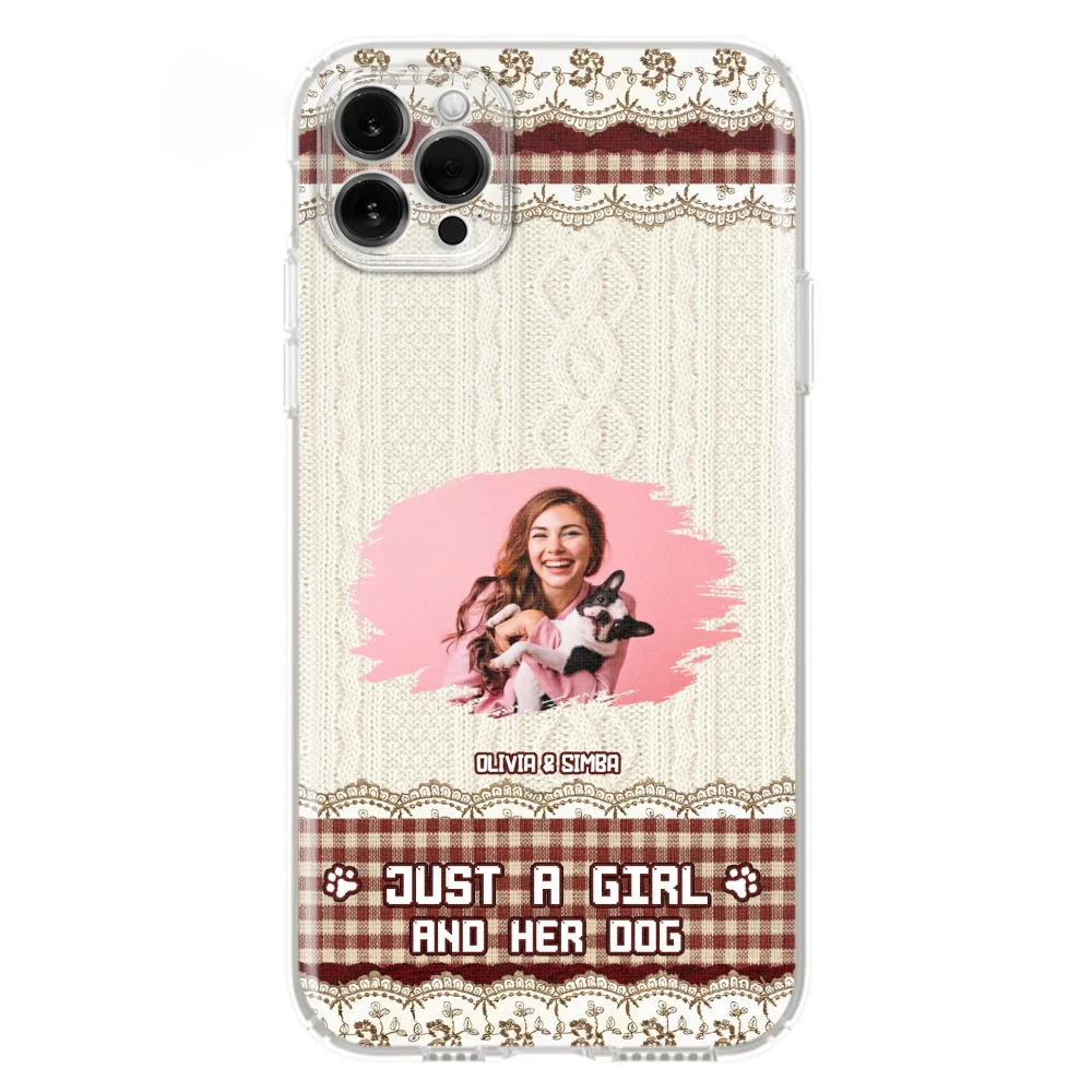 Just A Girl Photo - Personalized Custom Phone Case - Image 11