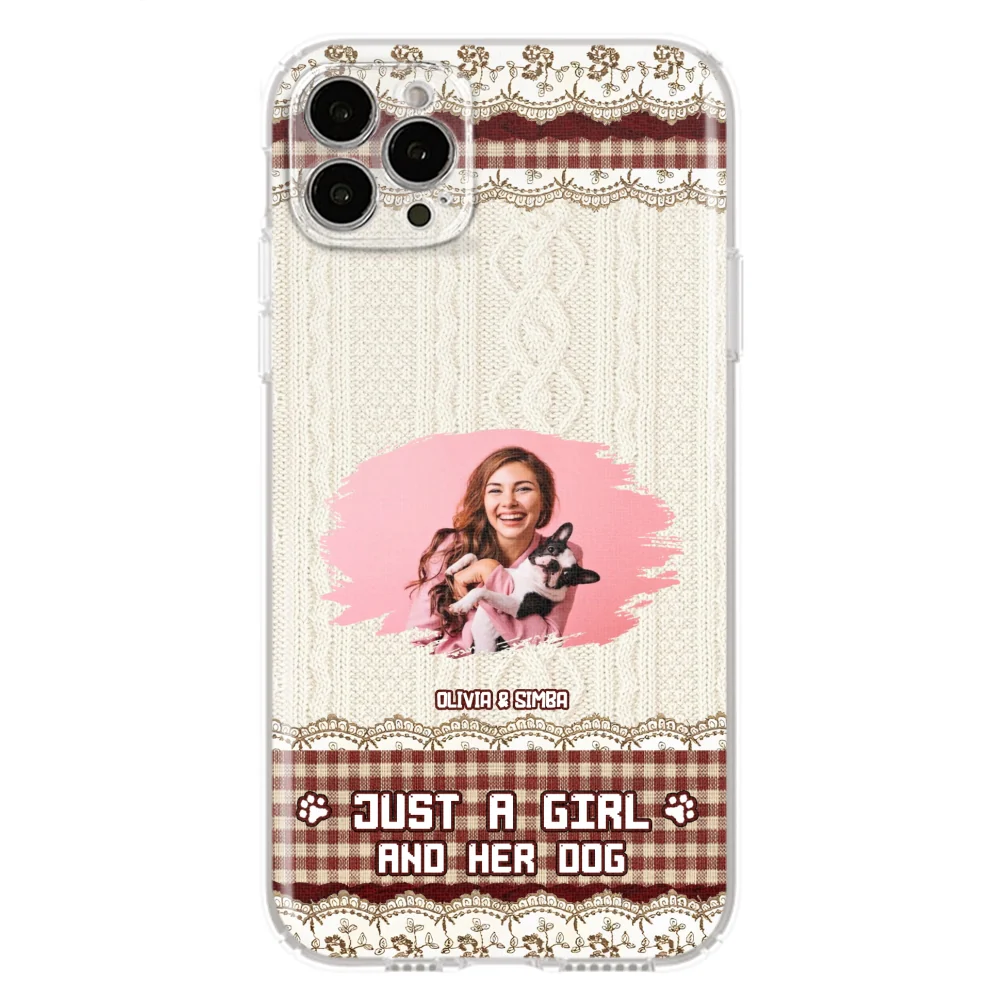 Just A Girl Photo - Personalized Custom Phone Case - Image 12