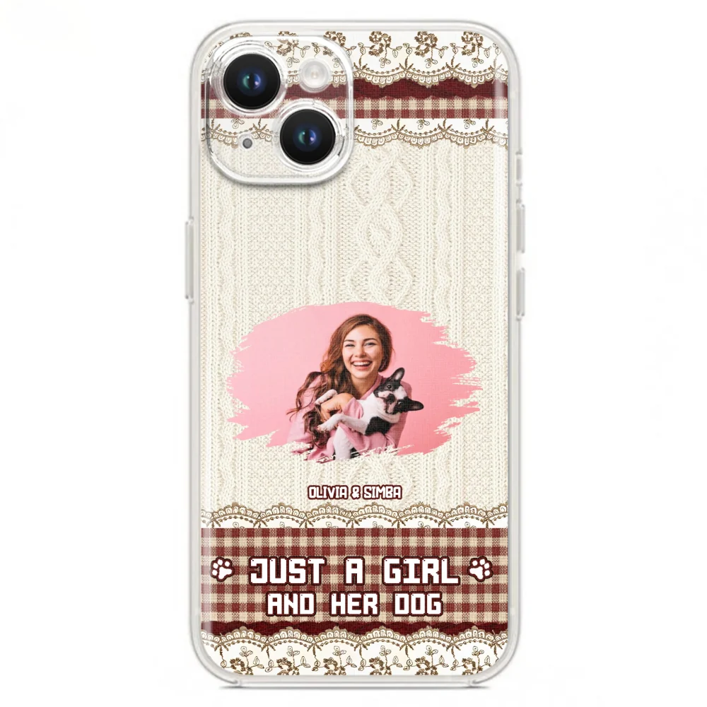 Just A Girl Photo - Personalized Custom Phone Case - Image 13