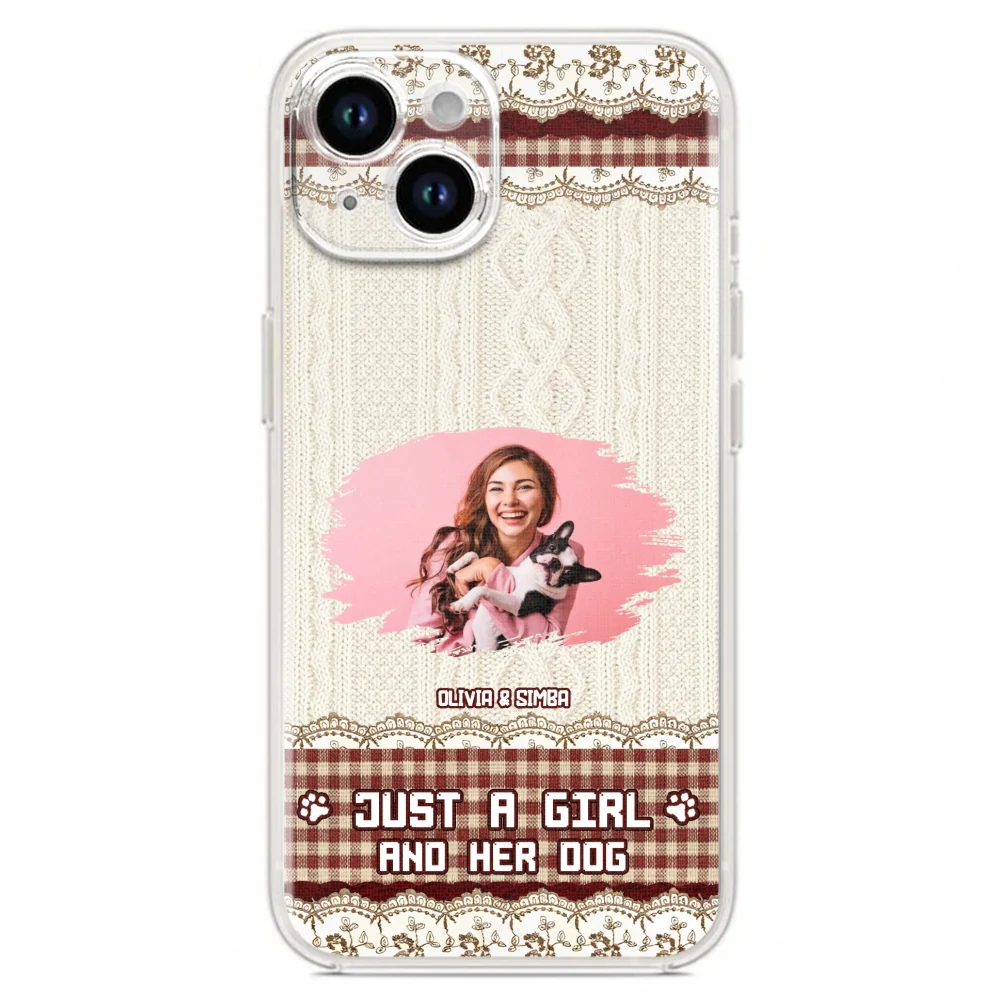 Just A Girl Photo - Personalized Custom Phone Case - Image 14