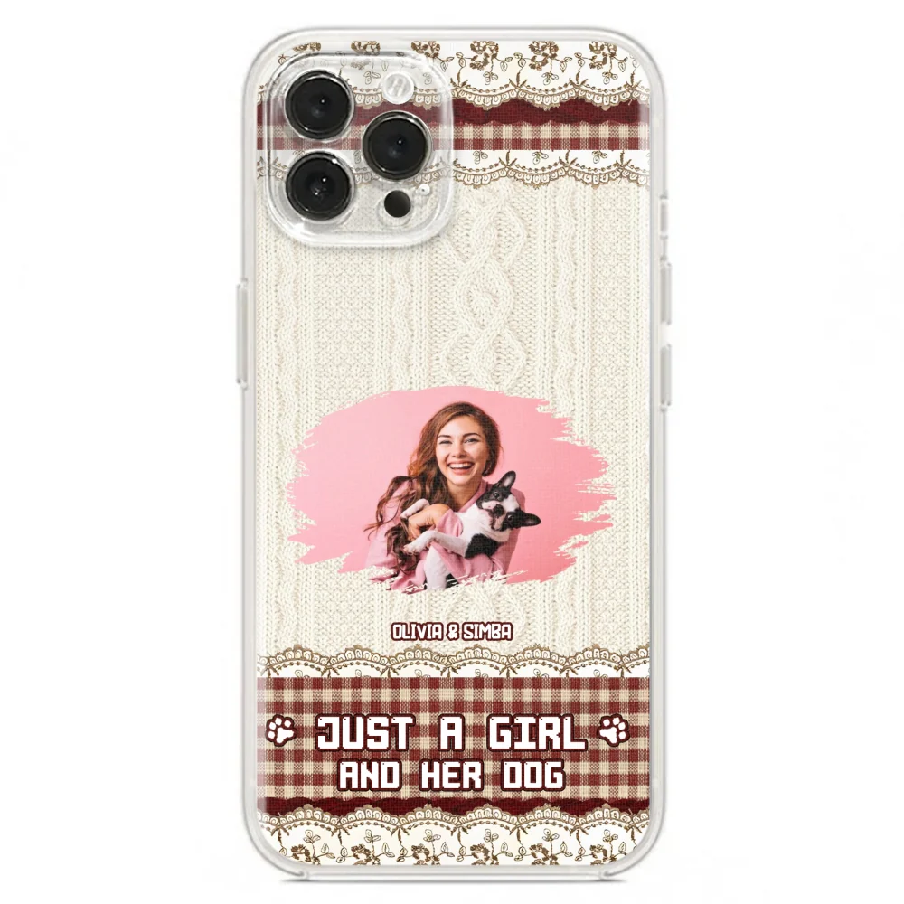 Just A Girl Photo - Personalized Custom Phone Case - Image 15
