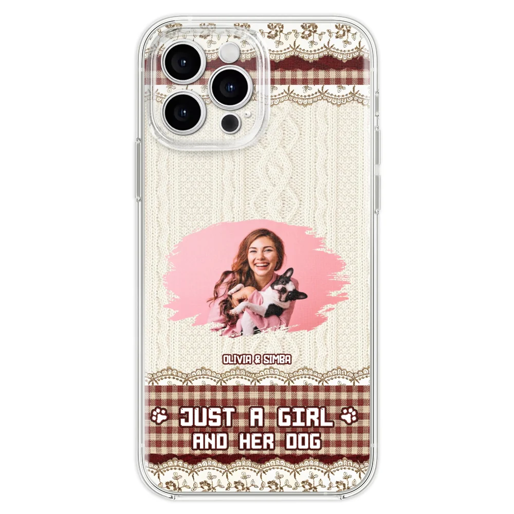 Just A Girl Photo - Personalized Custom Phone Case - Image 18