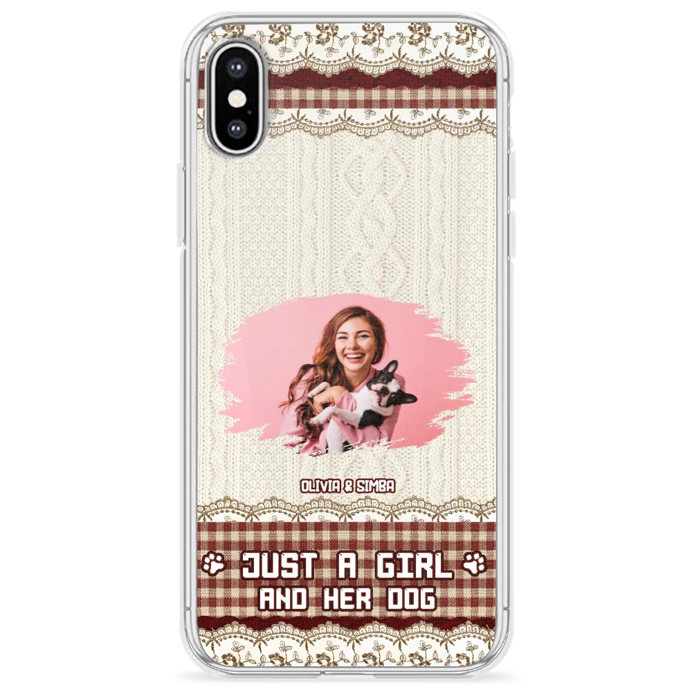 Just A Girl Photo - Personalized Custom Phone Case - Image 21