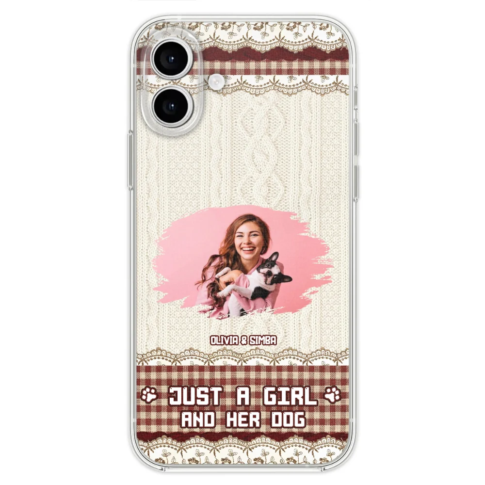 Just A Girl Photo - Personalized Custom Phone Case - Image 22