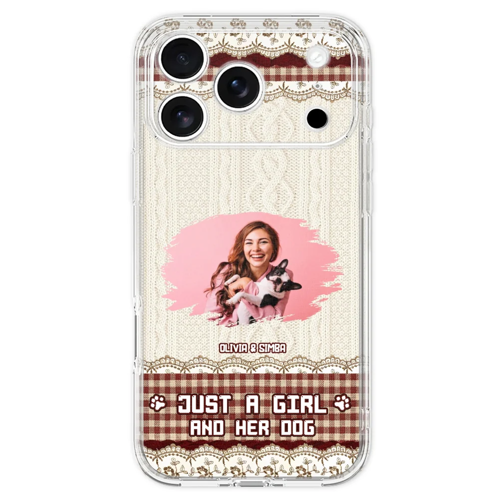 Just A Girl Photo - Personalized Custom Phone Case - Image 26