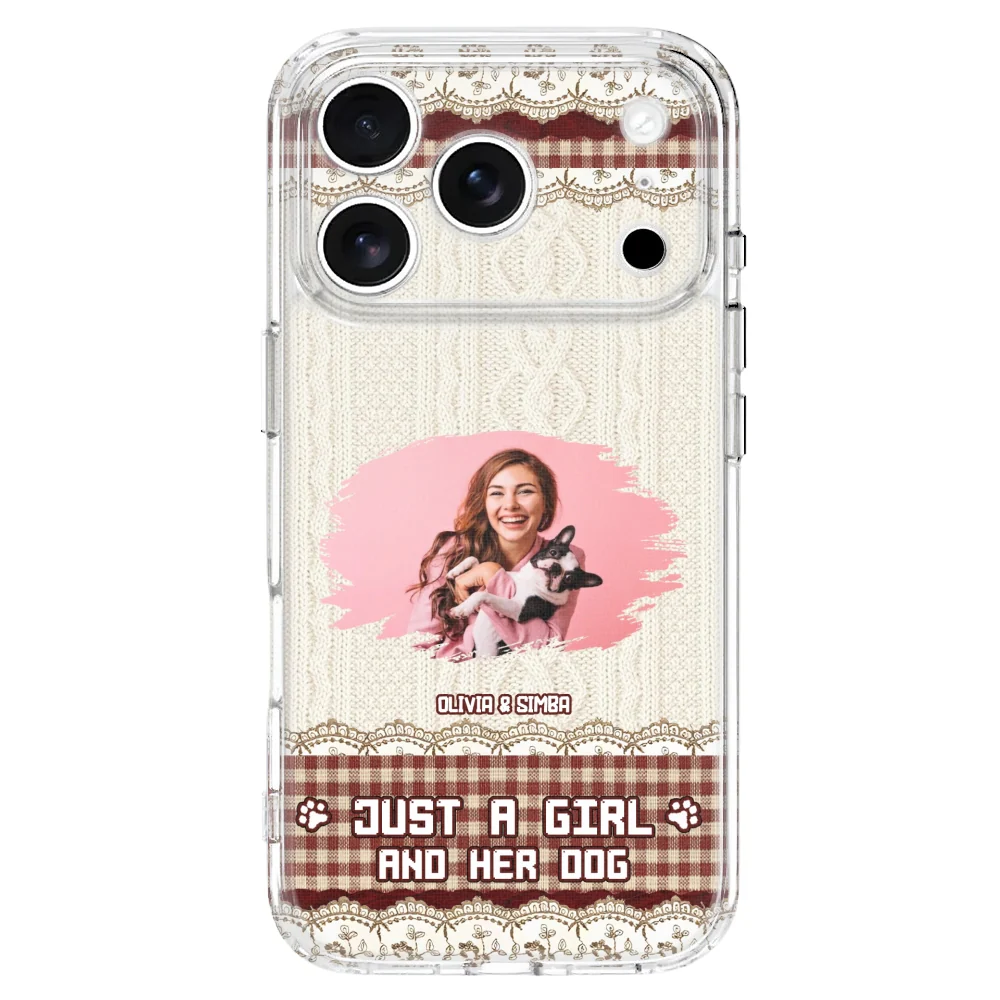 Just A Girl Photo - Personalized Custom Phone Case - Image 27
