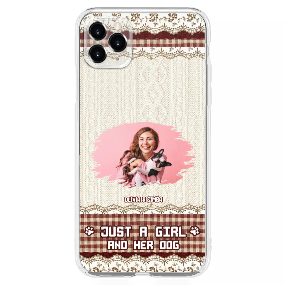 Just A Girl Photo - Personalized Custom Phone Case - Image 5
