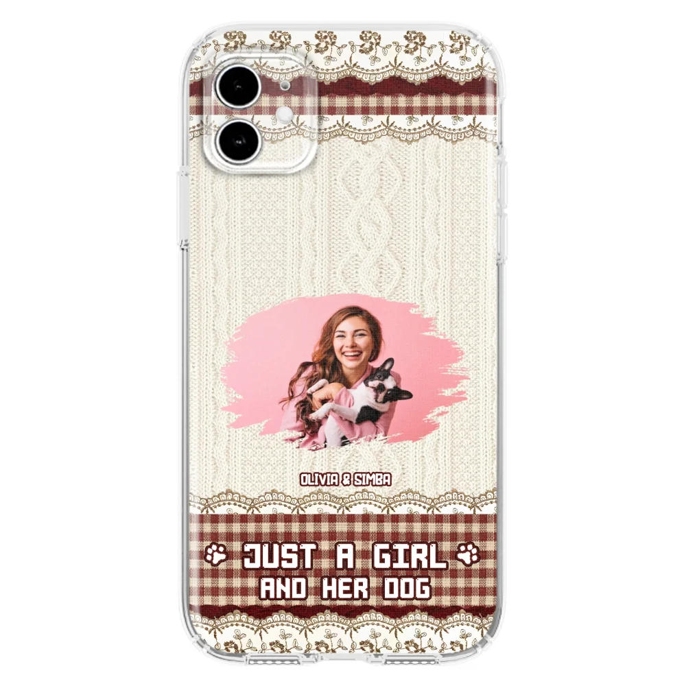 Just A Girl Photo - Personalized Custom Phone Case - Image 7
