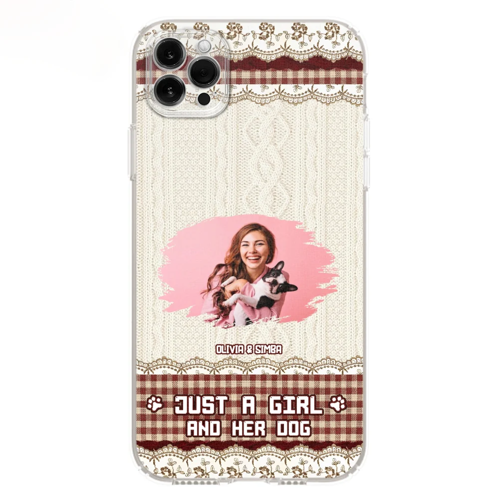 Just A Girl Photo - Personalized Custom Phone Case - Image 8