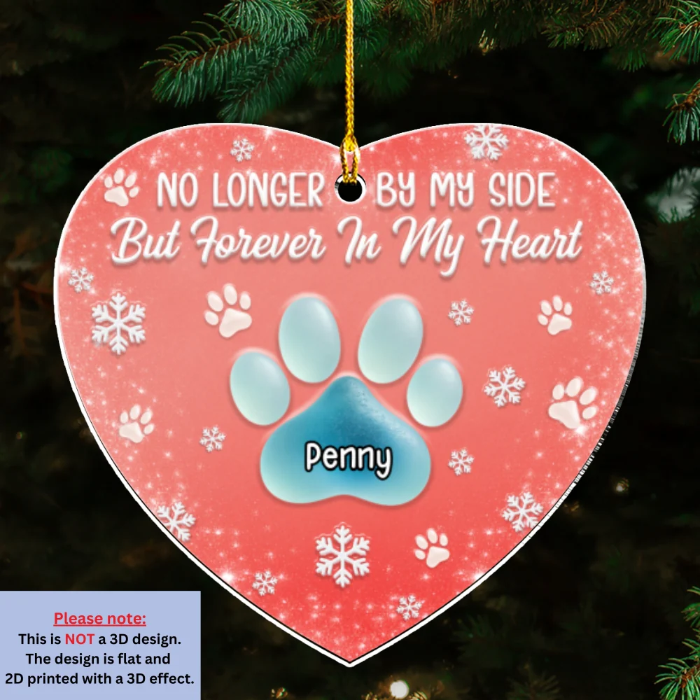 Just Be Here With Me - Personalized Custom 3D Effect Acrylic Ornament - Image 7