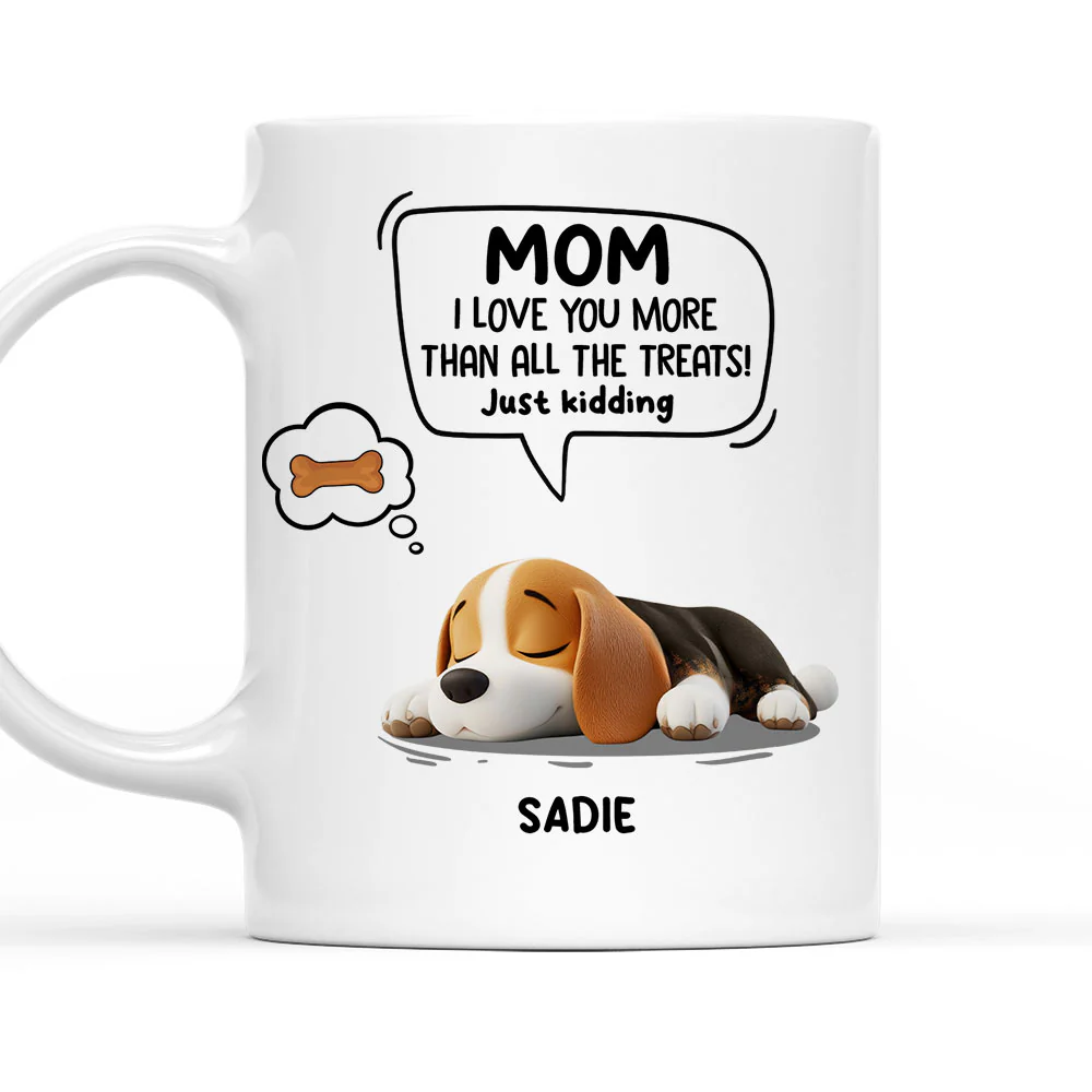 Just Kidding Cartoon - Personalized Custom Coffee Mug