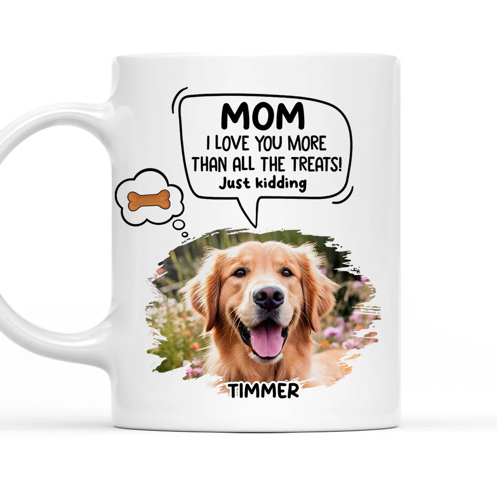 Just Kidding Cartoon Photo - Personalized Custom Coffee Mug
