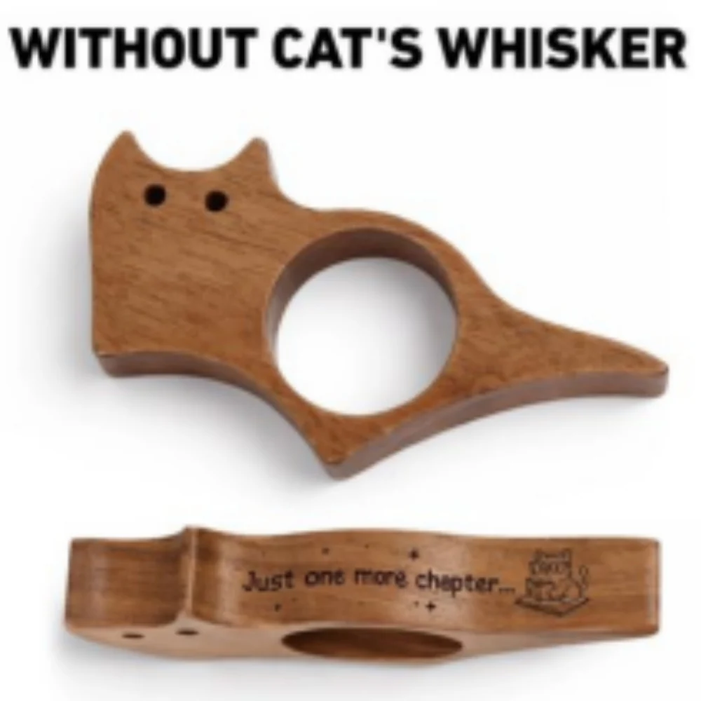 Just One More Page - Personalized Custom Cat Book Page Holder - Image 6