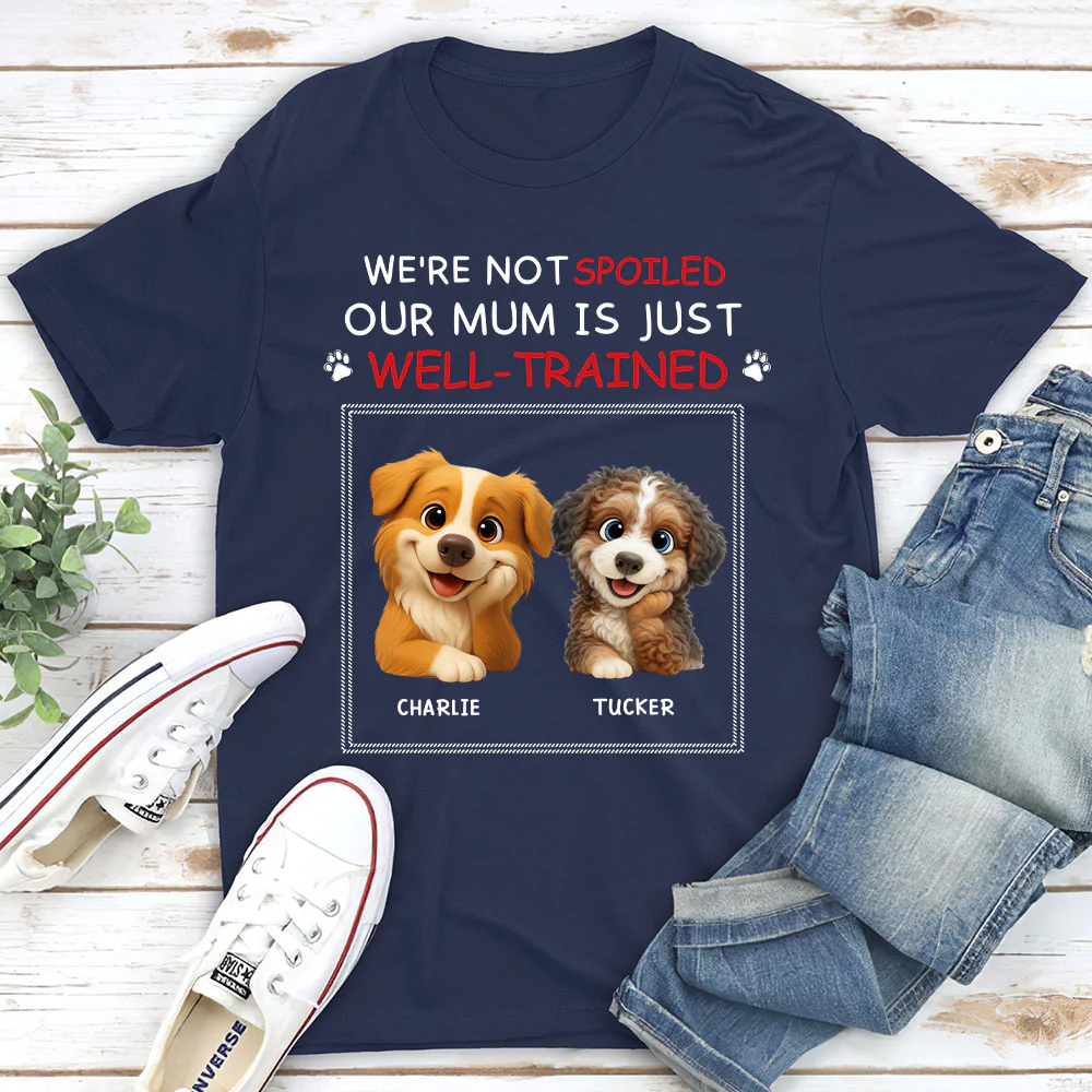 Just Well Trained - Personalized Custom Unisex T-shirt - Image 2