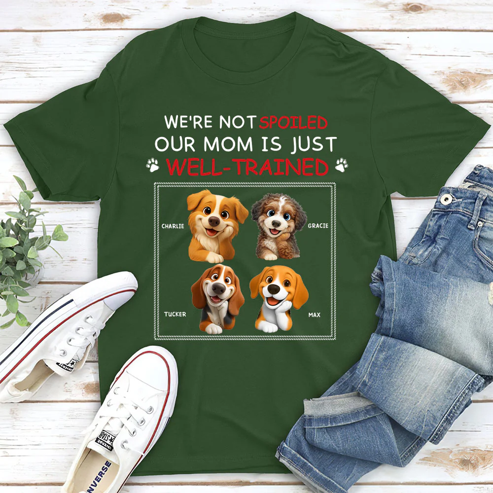Just Well Trained - Personalized Custom Unisex T-shirt - Image 4
