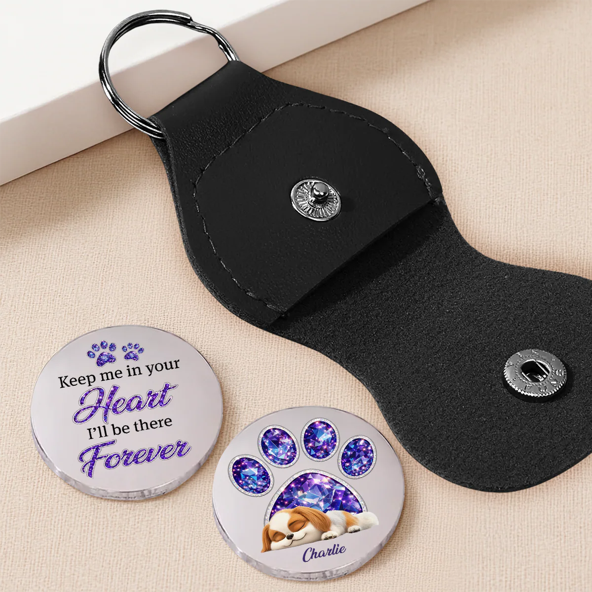 Keep Me Close - Personalized Custom 3D Effect Pocket Hug - Image 2
