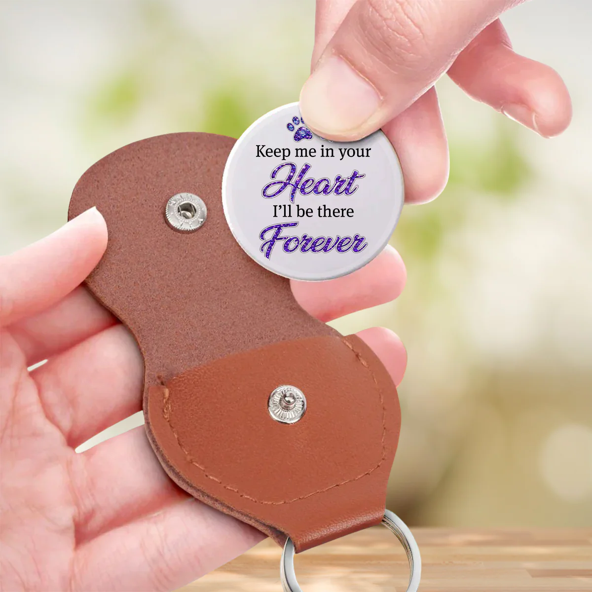 Keep Me Close - Personalized Custom 3D Effect Pocket Hug - Image 3