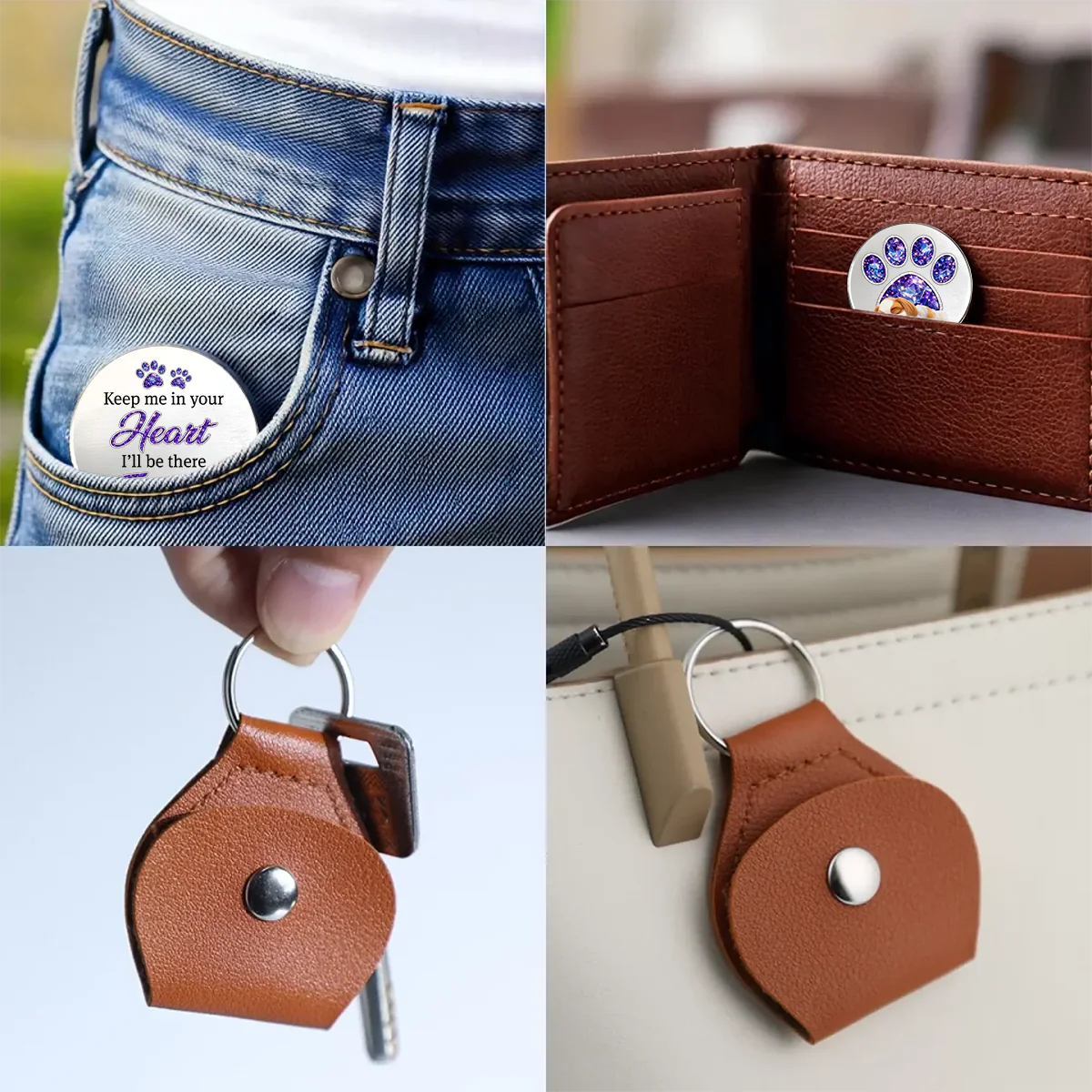 Keep Me Close - Personalized Custom 3D Effect Pocket Hug - Image 4