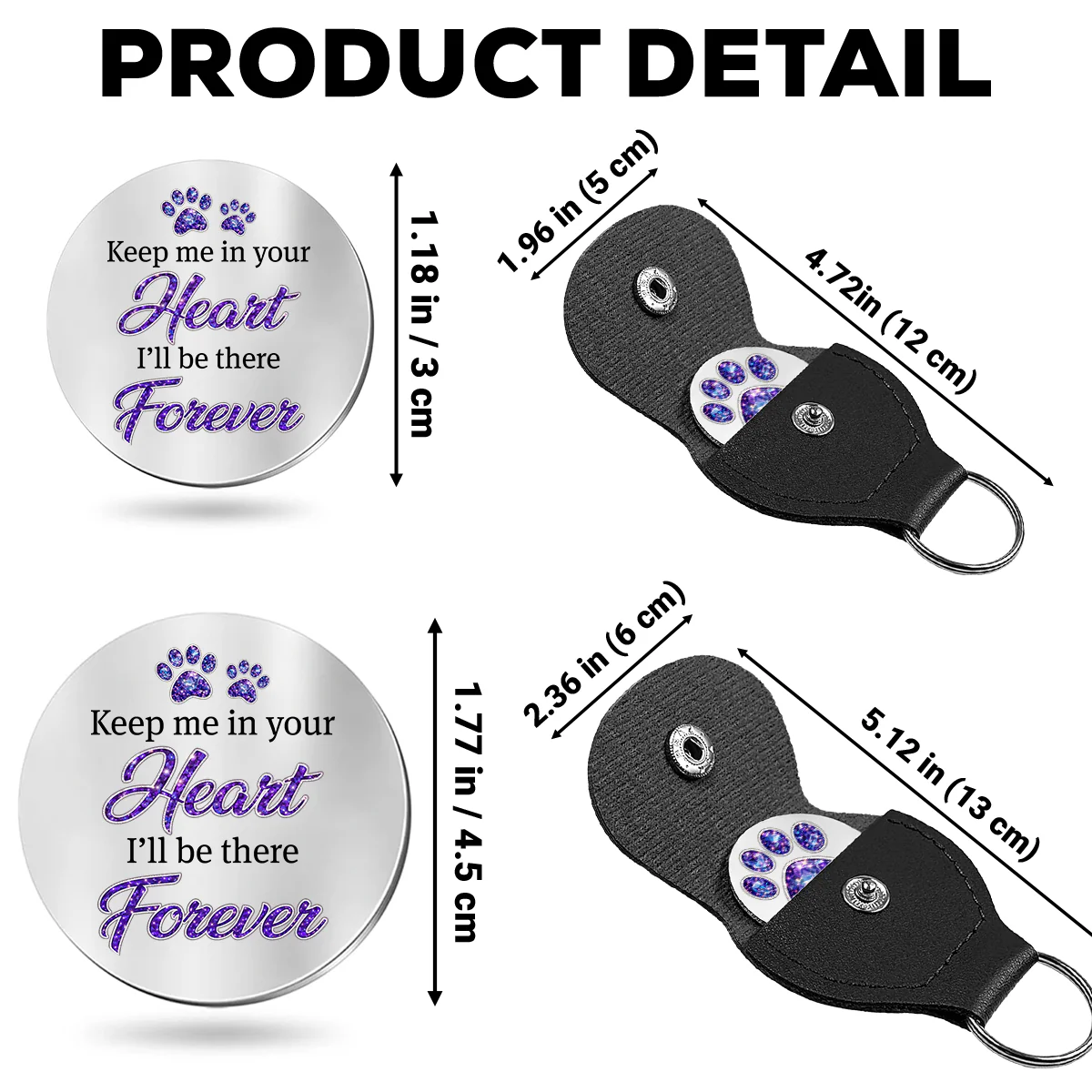 Keep Me Close - Personalized Custom 3D Effect Pocket Hug - Image 5