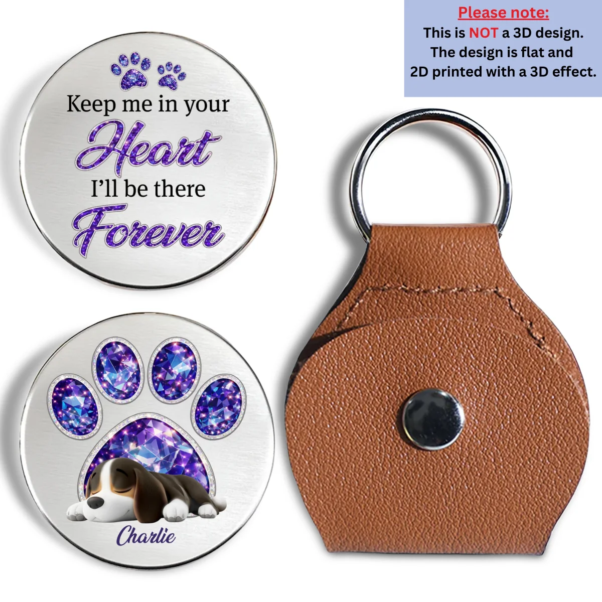 Keep Me Close - Personalized Custom 3D Effect Pocket Hug - Image 6