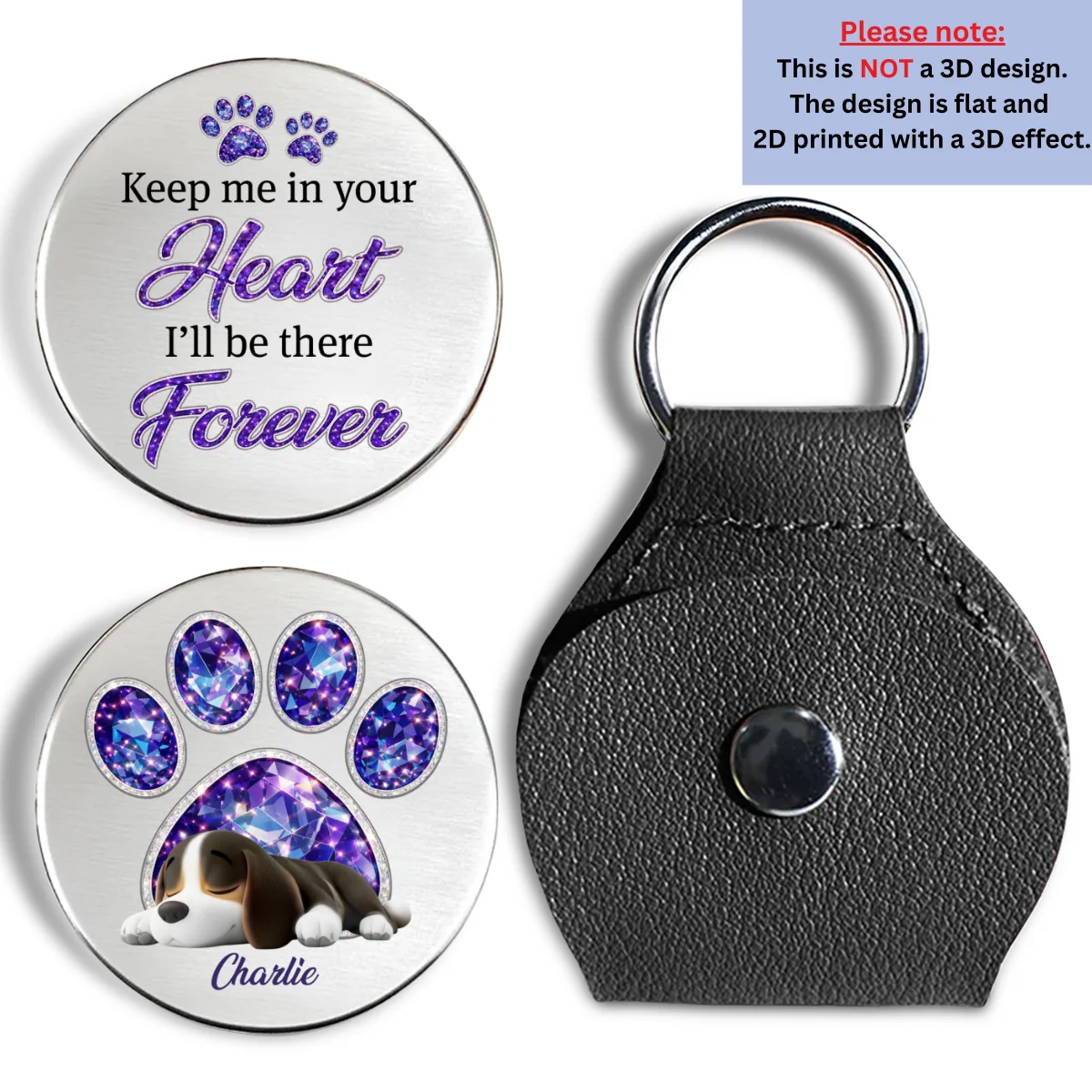 Keep Me Close - Personalized Custom 3D Effect Pocket Hug - Image 7