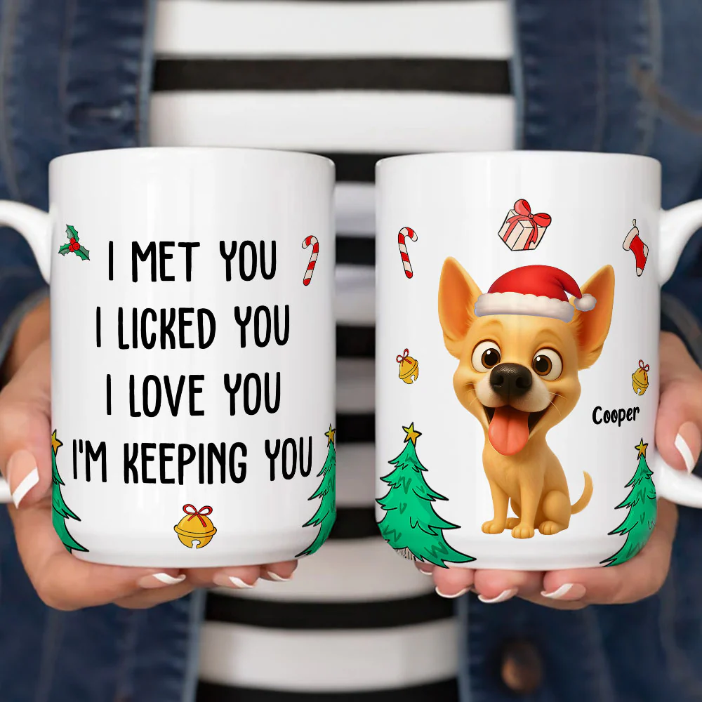 Keeping You Now - Personalized Custom Coffee Mug - Image 3