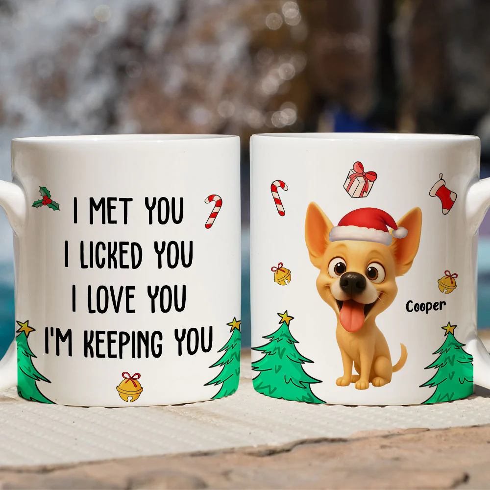 Keeping You Now - Personalized Custom Coffee Mug - Image 5