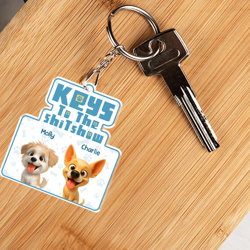 Keys To The Show - Personalized Custom Acrylic Keychain - Image 3