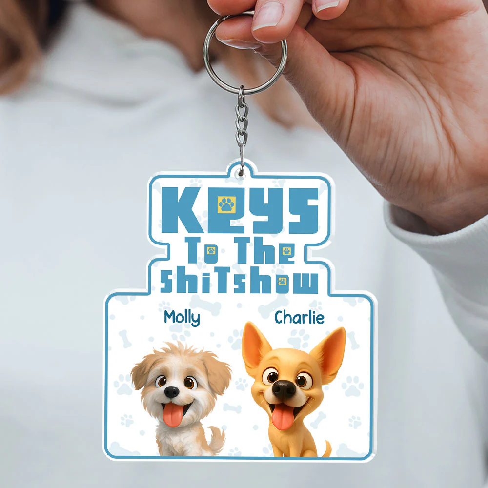 Keys To The Show - Personalized Custom Acrylic Keychain - Image 4