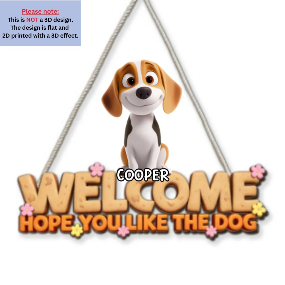 Knock Right Here - Personalized Custom 3D Effect Wood Sign - Image 6