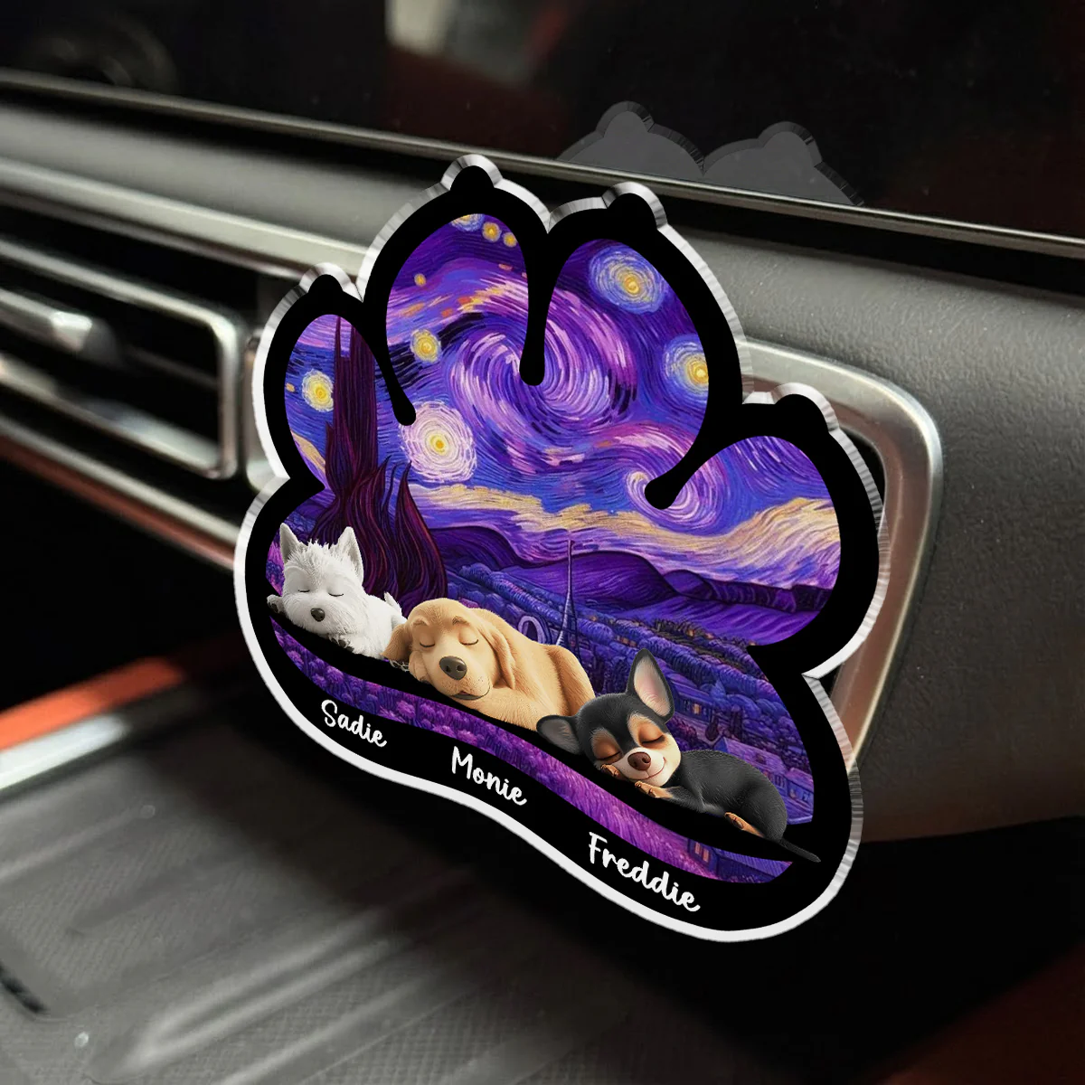 Lay Here With Me - Personalized Custom Car Vent Clip - Image 3