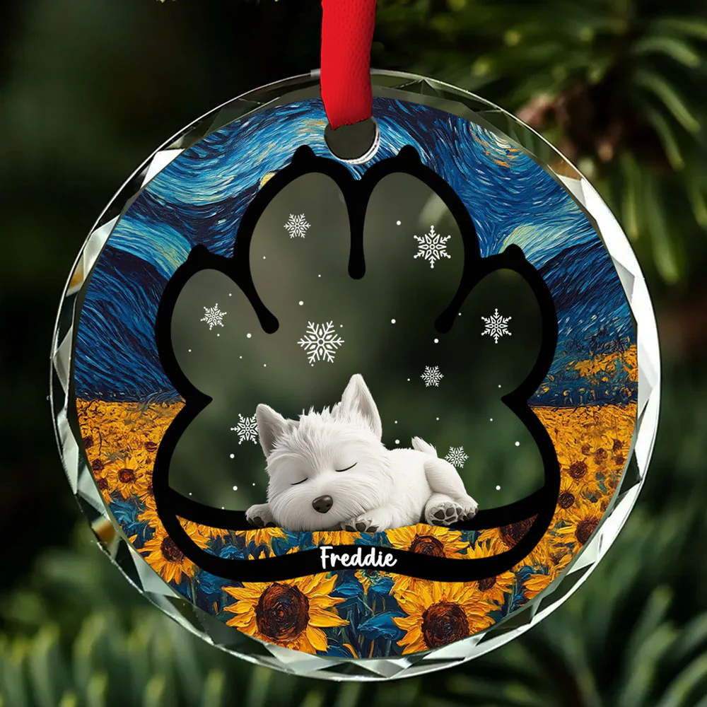 Lay Here With Me - Personalized Custom Glass Ornament