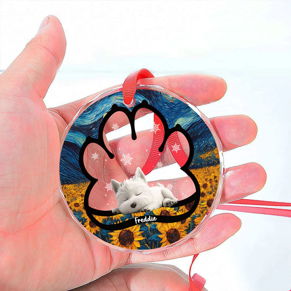 Lay Here With Me - Personalized Custom Glass Ornament - Image 2