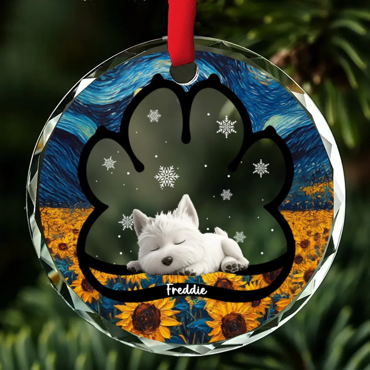 Lay Here With Me - Personalized Custom Glass Ornament - Image 6