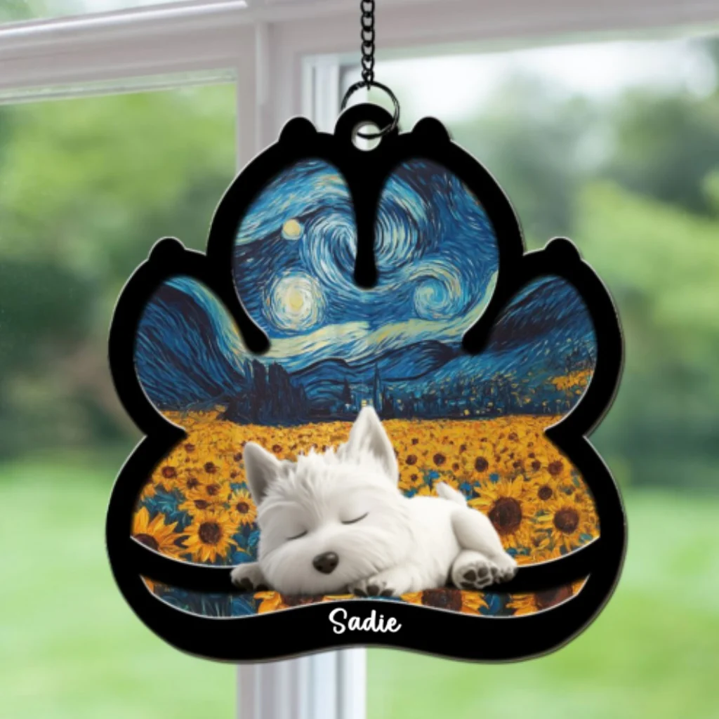 Lay Here With Me - Personalized Custom Suncatcher - Image 5
