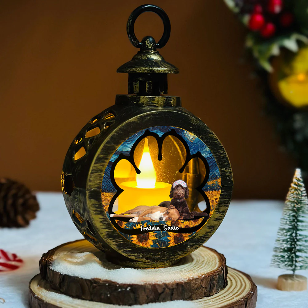 Lay Here With Me Photo - Personalized Custom Christmas Lantern - Image 5