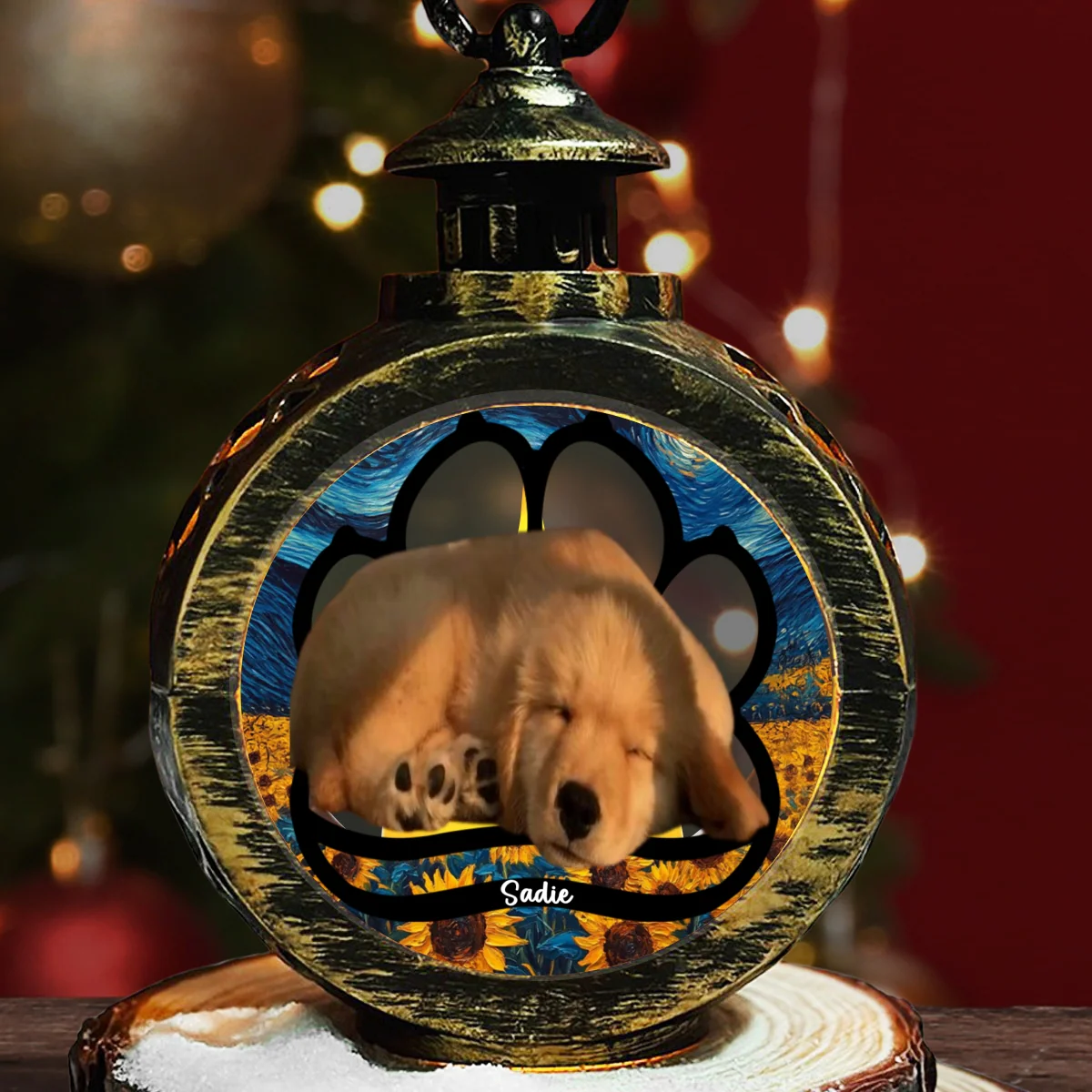 Lay Here With Me Photo - Personalized Custom Christmas Lantern - Image 6