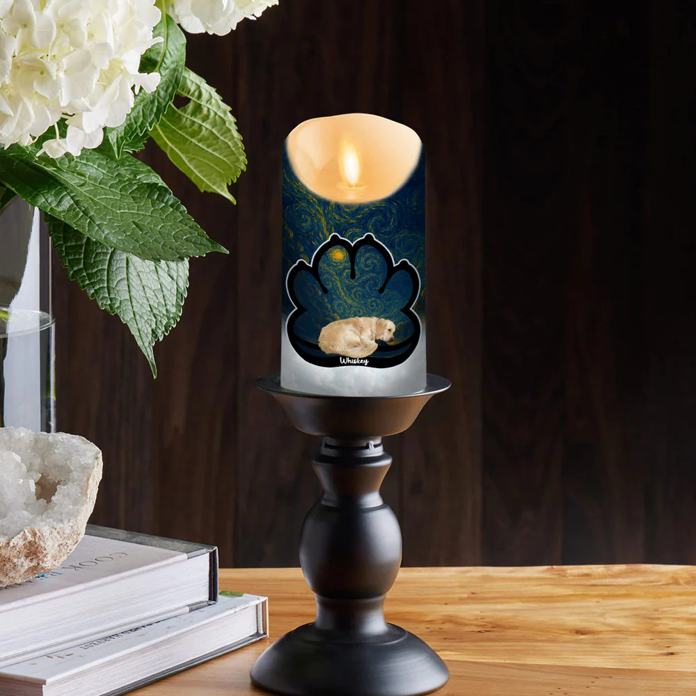 Lay Here With Me Photo - Personalized Custom LED Candle - Image 2