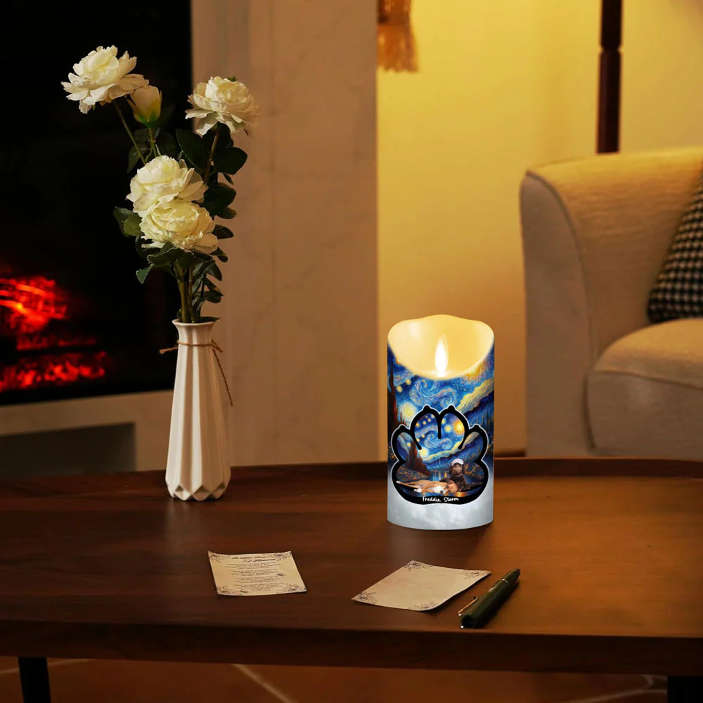 Lay Here With Me Photo - Personalized Custom LED Candle - Image 3