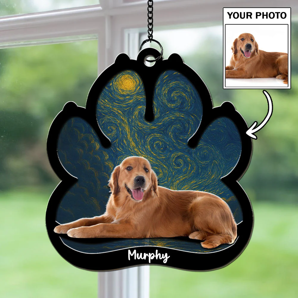 Lay Here With Me Photo - Personalized Custom Suncatcher